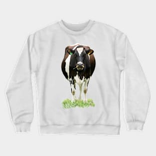 Black and White Cow Crewneck Sweatshirt